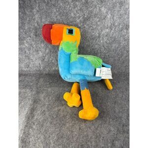 Hot Topic‎ Pillow Buddy Minecraft Big Beak Plush Parrot 13"